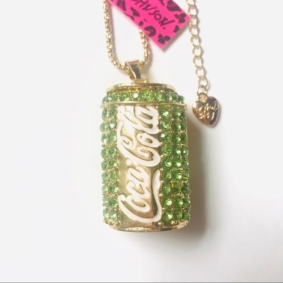 Jewelry - Green Coca Cola Coke Can Necklace